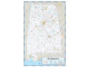 Alabama County Highway <br /> Wall Map Map