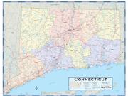 Connecticut Counties <br /> Wall Map Map