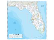 Florida County Highway <br /> Wall Map Map