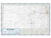 Kansas County Highway <br /> Wall Map Map