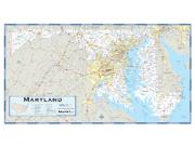 Maryland County Highway <br /> Wall Map Map