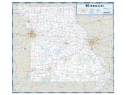 Missouri County Highway <br /> Wall Map Map