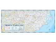 North Carolina County Highway <br /> Wall Map Map