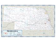 Nebraska County Highway <br /> Wall Map Map
