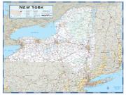 New York County Highway <br /> Wall Map Map
