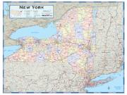 New York Counties <br /> Wall Map Map