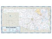 Oklahoma County Highway <br /> Wall Map Map