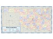 Oklahoma Counties <br /> Wall Map Map