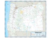 Oregon County Highway <br /> Wall Map Map