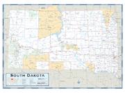 South Dakota County Highway <br /> Wall Map Map