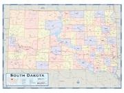South Dakota Counties <br /> Wall Map Map