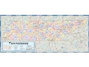 Tennessee Counties <br /> Wall Map Map