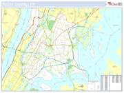Bronx, NY County <br /> Wall Map Map