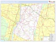 Columbia, NY County <br /> Wall Map Map