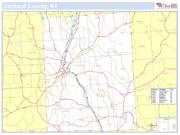Cortland, NY County <br /> Wall Map Map