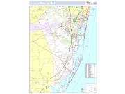 Ocean, NJ County <br /> Wall Map Map