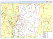 Rensselaer, NY County <br /> Wall Map Map