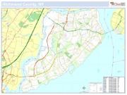 Richmond, NY County <br /> Wall Map Map