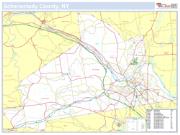 Schenectady, NY County <br /> Wall Map Map