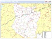 Schoharie, NY County <br /> Wall Map Map