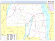 Yates, NY County <br /> Wall Map Map