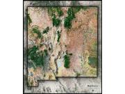 New Mexico <br /> Satellite <br /> Wall Map Map