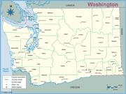 Washington <br />County Outline <br /> Wall Map Map