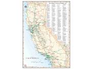 California<br /> Wall Map Map