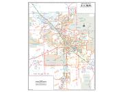 Tucson Arterial and Collector Streets <br /> Zip Code <br /> Wall Map Map
