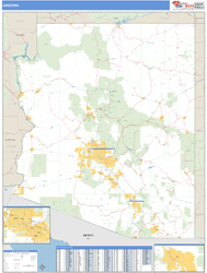 Arizona  Wall Map