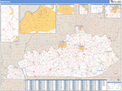 Kentucky  Wall Map