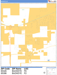 Buckeye Wall Map