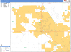 Casa Grande Wall Map