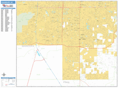 Chandler Wall Map