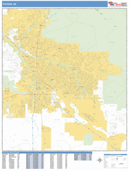 Tucson Wall Map