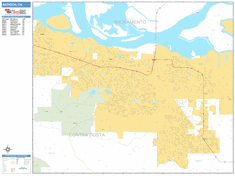 Antioch Wall Map