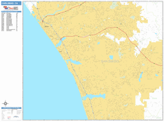 Carlsbad Wall Map