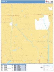 Carson Wall Map