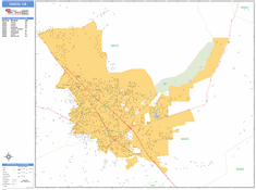 Chico Wall Map