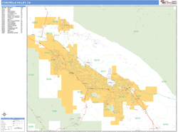 Coachella Valley Wall Map