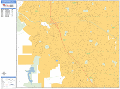 Cupertino Wall Map