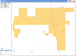 Delano Wall Map