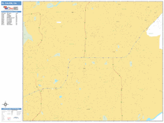 El Cajon Wall Map