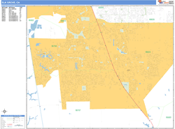 Elk Grove Wall Map