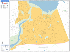 Folsom Wall Map