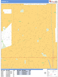 Gardena Wall Map