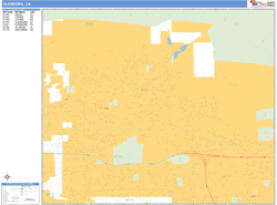 Glendora Wall Map