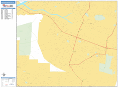 Hacienda Heights Wall Map