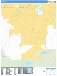 Hesperia Wall Map