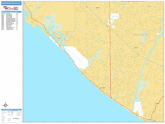 Huntington Beach Wall Map